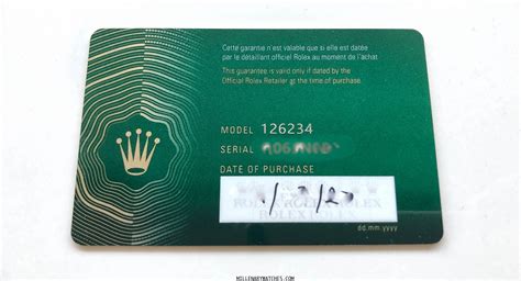 rolex warranty card fake|Rolex new style warranty card.